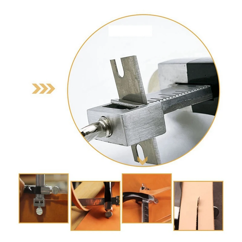 Belt Cutting Machine Set Diy Aluminum Handle Belt Cutting Machine Leather Cutter Thong Divider Tool Cutting Strips