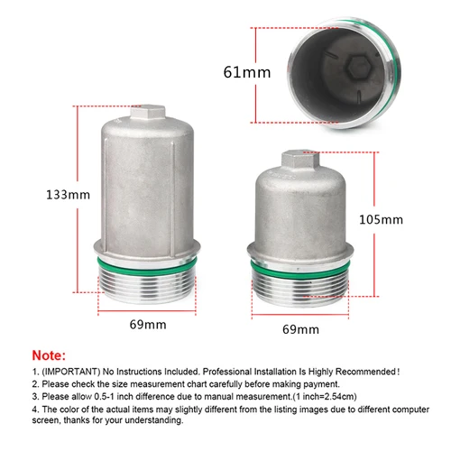 Imagen 2 del producto 02E305045 carcasa de filtro de transmisión para VW Golf, Tiguan, Passat, AUDI A3, Q3, TT, 0BH325159B