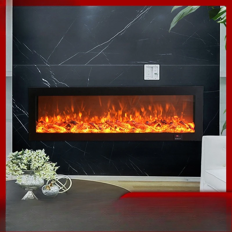 Factory Wholesale Electronic Fireplace European Fireplace Decoration LED Simulation Flame Heater Embedded Household Fireplace