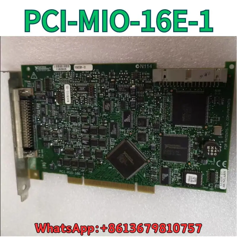 

second-hand Acquisition card PCI-MIO-16E-1 test OK Fast Shipping