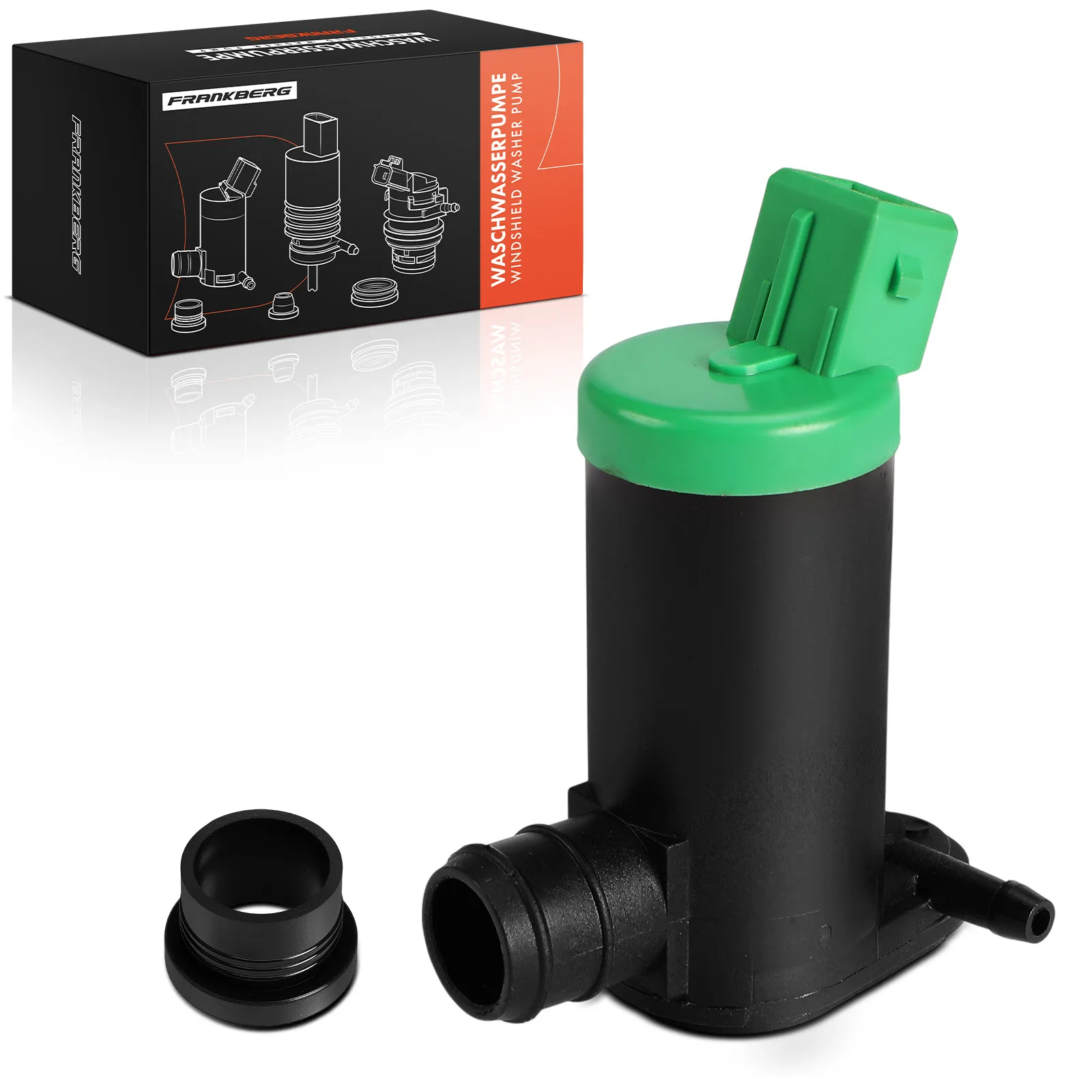 Frankberg 1x Pompe à eau de lavage pour nettoyer les disques avant pour Renault Megane Peugeot 206 407 96011201 X10729002007 A53080005 643458