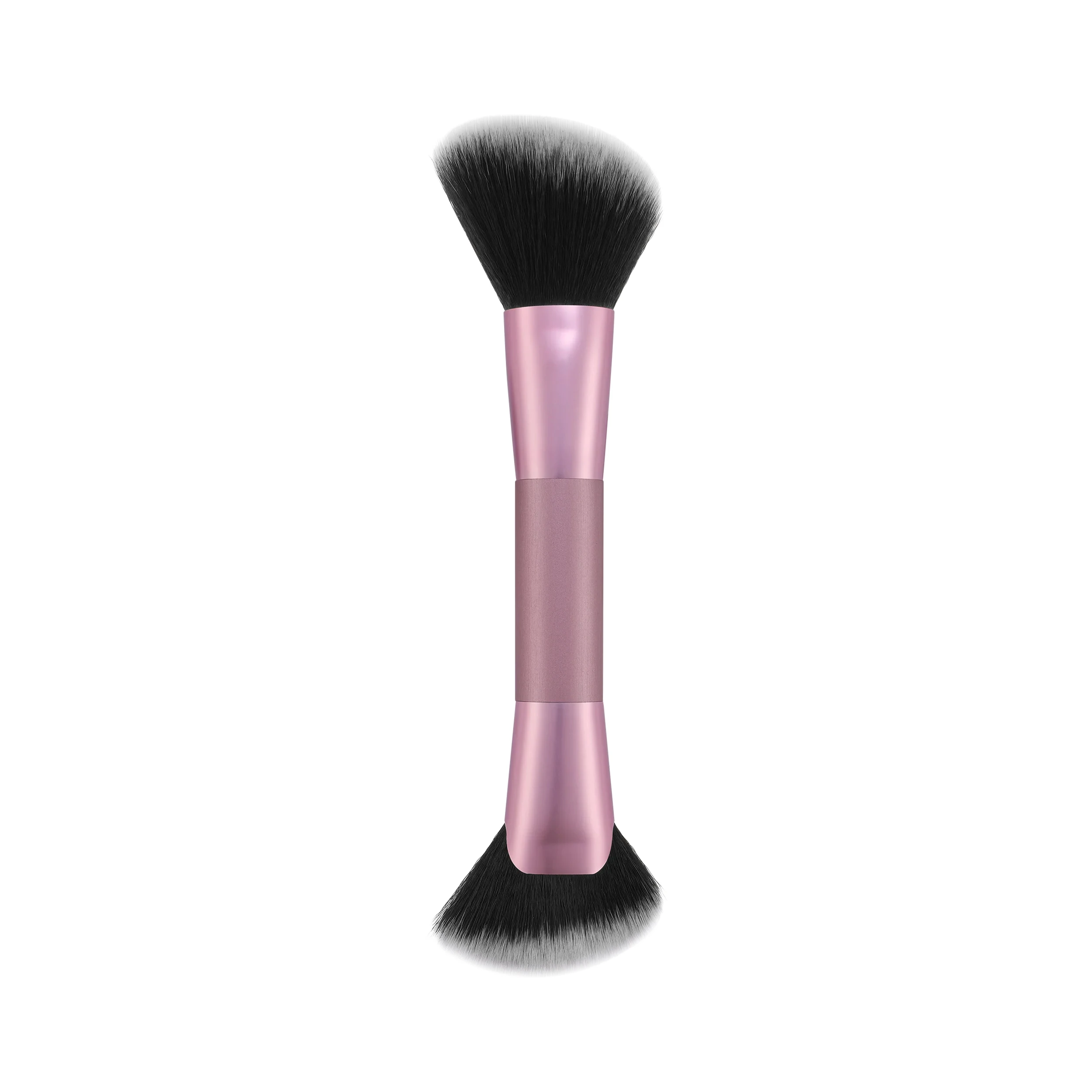 Angled Fan Finishing Brush Is a Dual-Sided, Multi-Use Makeup Brush That Is Designed to Blend Products for a Seamless Finish