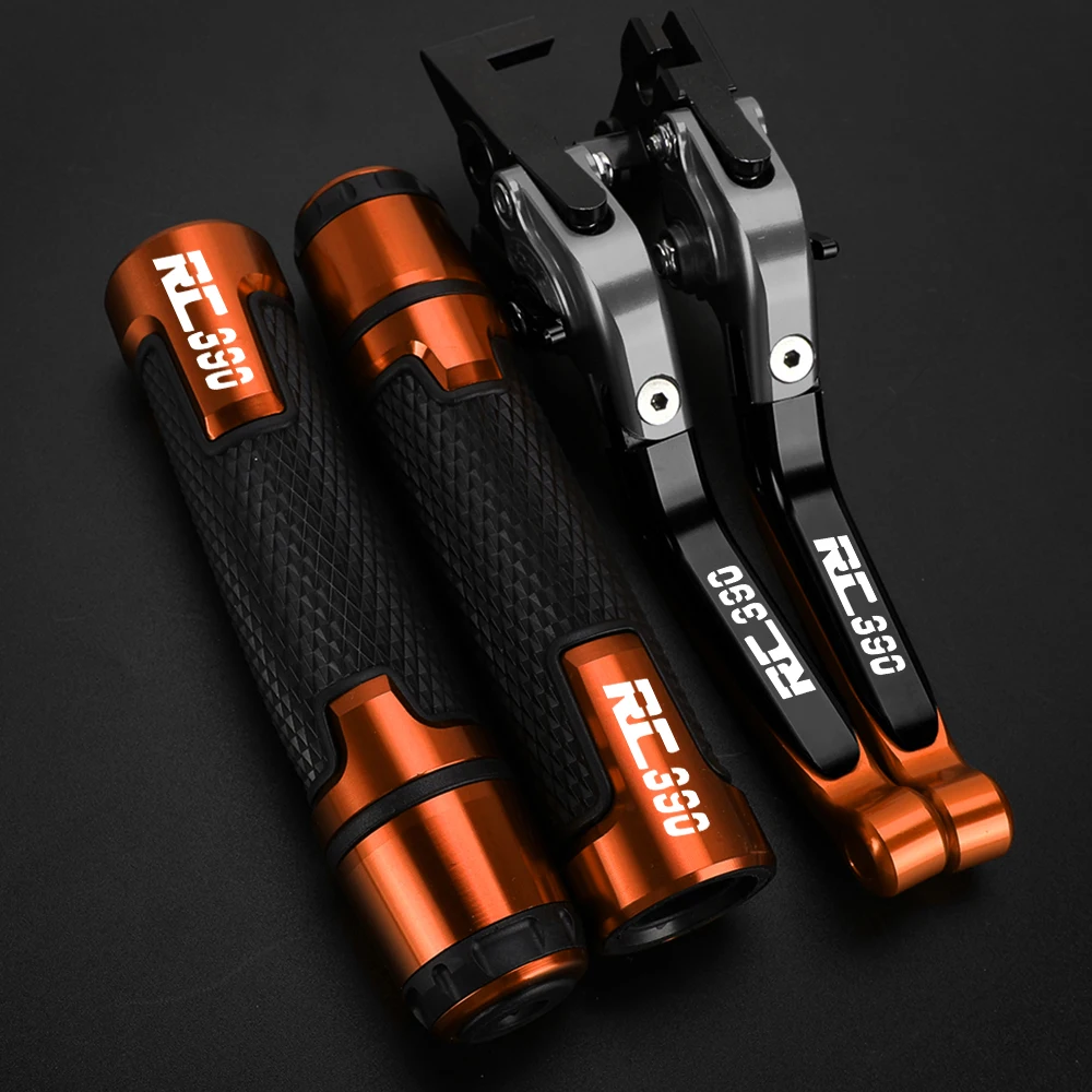 

Motorcycle Aluminum Accessories Adjustable Brake Clutch Levers Handle bar Grips FOR RC390 RC-390 RC 390 2013-2020 2019 2018 2017