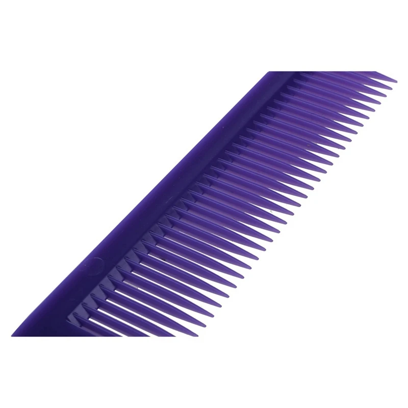 3X Metal Blade Razor Plastic Hair Comb Cutter Trimmer Purple