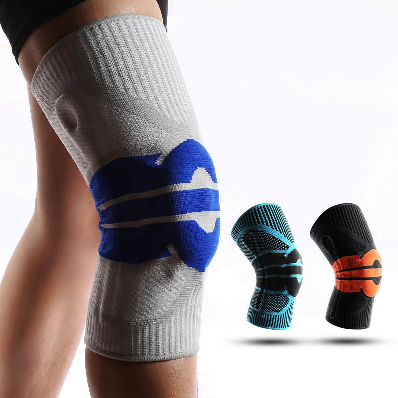 1PC Sports Knee Pads, Breathable Knit, Non-Slip, Suitable for Men and Women, Ideal for Playing Basketball Outdoors