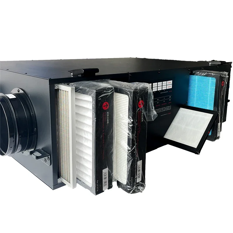 نظام تهوية الهواء النقي كيدمان أودين 350 م 3 / ساعة مروحة تهوية استعادة الطاقة السكنية المنزلية