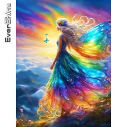 EverShine 5D DIY Diamond Embroidery Woman Novelty 2024 Painting Portrait Rhinestone Pictures Mosaic Fairy Home Decor Items Gift
