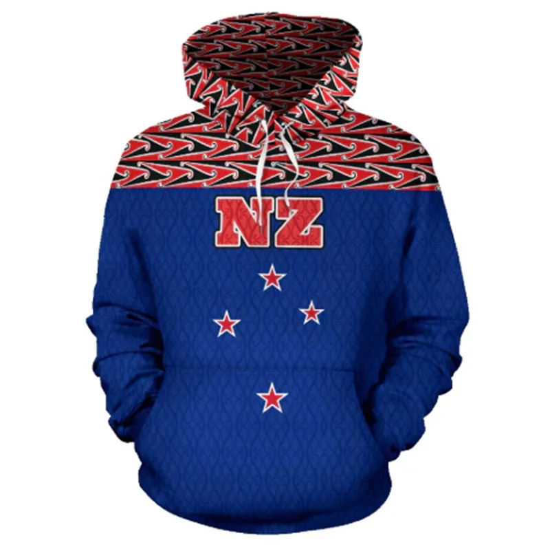 3D Print Hoodie New Zealand Flag Silver Fern Maori Top New In Hoodies & Sweatshirts For Men Pullover Women Kids Sports Hoody