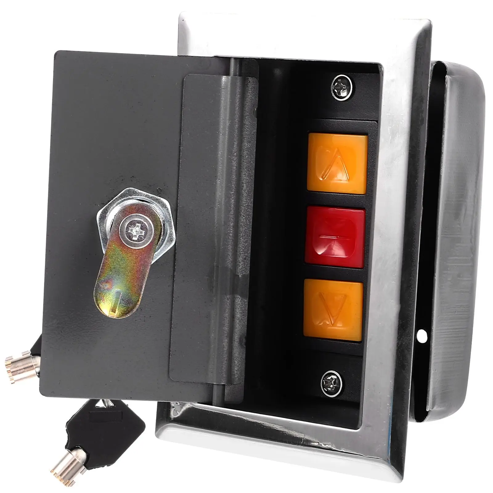 Remote Control Box Plastic Pushbutton Shutter Door Manual Key Switch Rolling Gates Garage Doors Momentary Push Button Starter