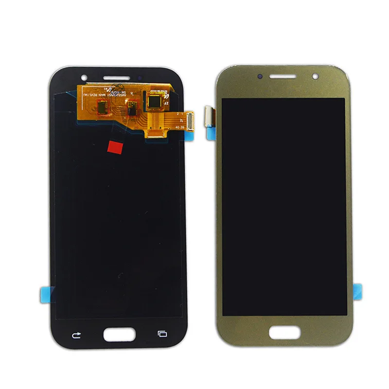 5Pcs New For SM-A520W Screen Assembly Galaxy A5 2017 Display A520F LCD inside and outside screen