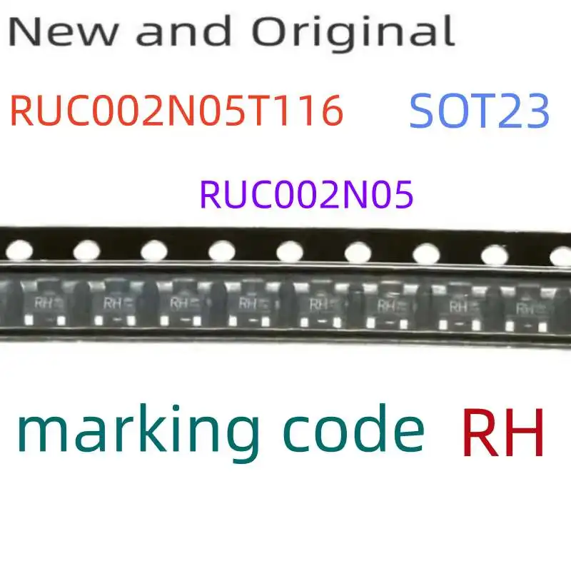 

Ruc002N05T116 Ruc002N05 Sot23 50V 0.2A Small Signal Field-Effect Transistor Marking Code Rh