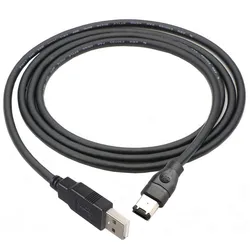 Firewire Connector IEEE 1394 Firewire 6 Pin Connector Male To USB 2.0 Male Adaptor Convertor Cable Laptops Cord 1.2m 1.8m/3/4.5m
