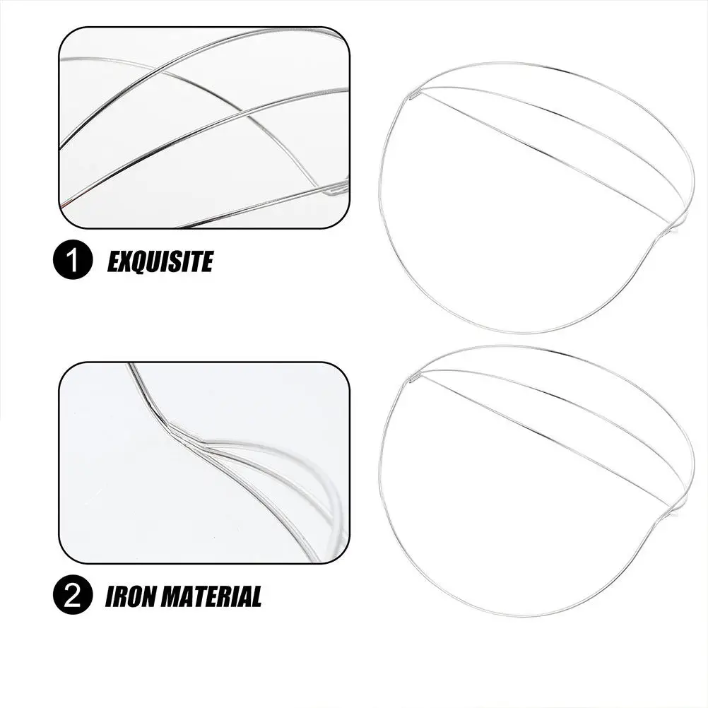 4Pcs Bendable Four-Layer Tiara Base for DIY Traditional Chinese Headdress Crafting Crown Making Frame Headpiece Base DIY Crown