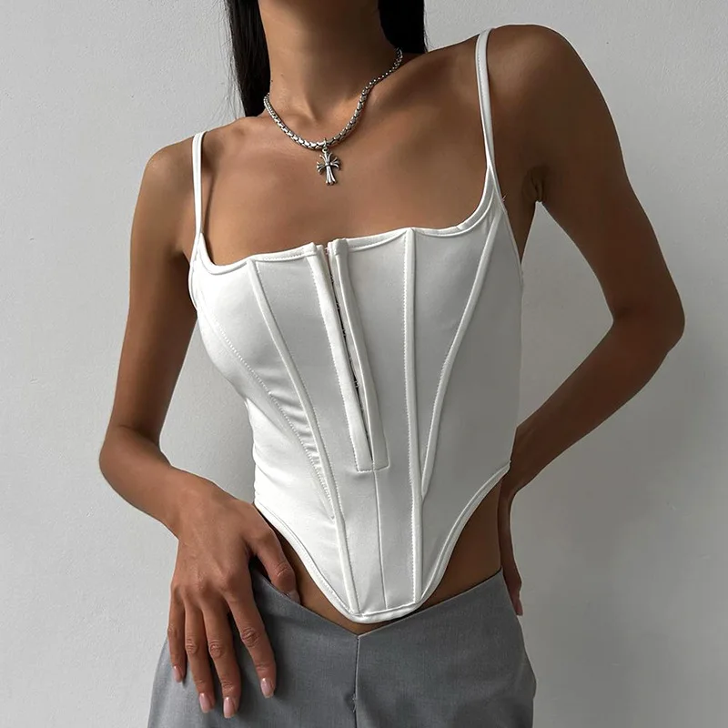 Sexy Cute Women Pink Strap Corsets Bustiers Fishbone Irregular Crown Corset Girdle Slimming Waist Corset Top Curve Shaper Summer