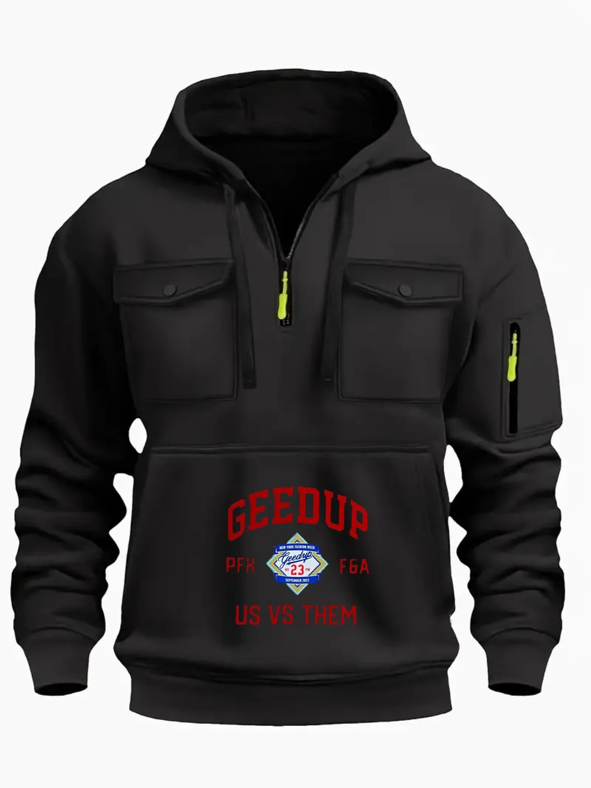 Men's 2025 Autumn/Winter Casual Hooded Sweatshirt - Fashion with multiple pockets classic logo multiple colors versatile outerwe