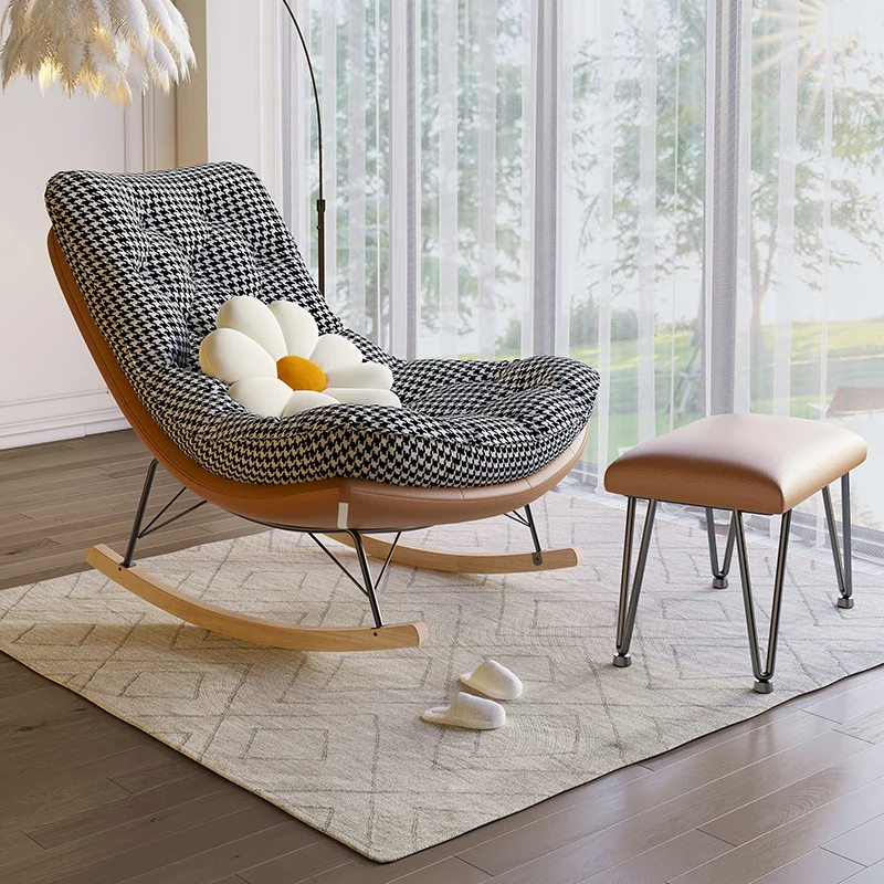 الشمال كراسي غرفة المعيشة الحديثة هزاز الكبار الاسترخاء كسول تصميم كراسي كرسي كرسي نفث Sillas De Sala أثاث المنزل