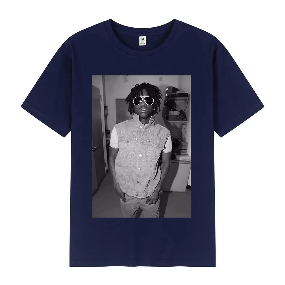 Chief Keef Music Poster Graphic T Shirt Men Women Fashion Print Hip Hop Short Sleeve T-shirt Cotton Casual Male Harajuku T-shirt