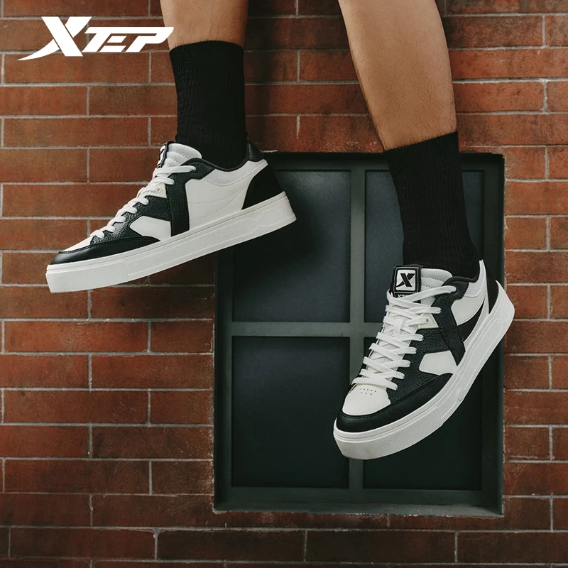 Xtep MAXX-SE Skateboarding Shoes For Men 2024 Summer Non-Slip Men\'s Skate Shoes Trekking Soft Comfortable Sneakers 876219310005