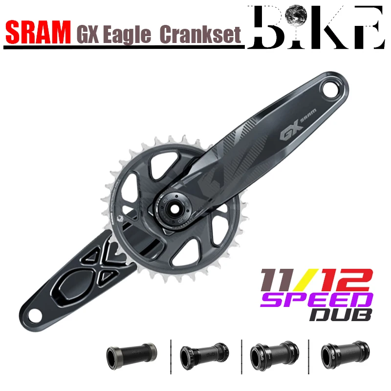 SRAM FC GX Eagle DUB 1X12 12 Speed 12V MTB Crankset 170 175mm Direct Mount Chainring 32T 34T Boost BB Bicycle Accessories