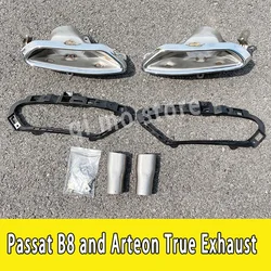 For Arteon Shootingbrake 2019-2022 2023 VW Passat B8 2015-2019 True exhaust stainless steel pipe tail throat kit