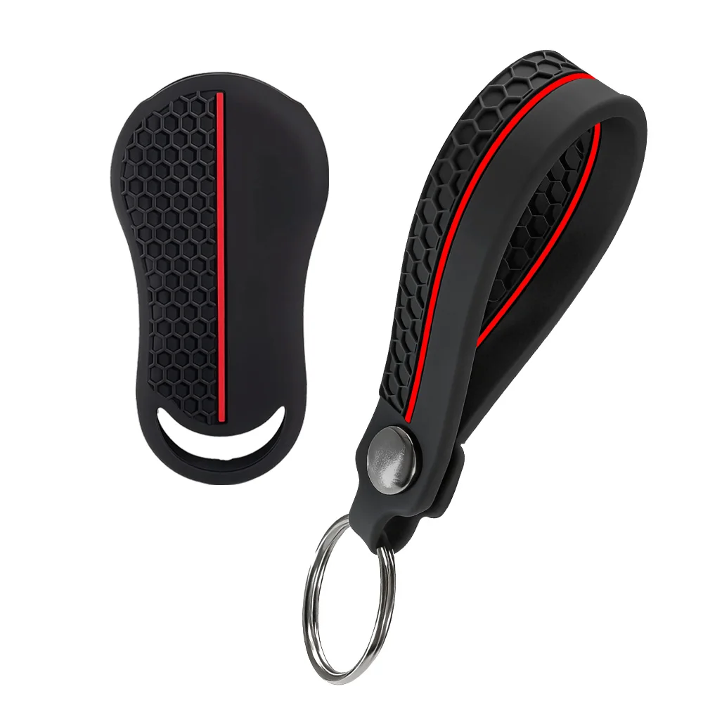 Silicone For Chrysler CHRYSLER 300m Grand Voyager PT Cruiser Sebring Jeep Liberty Dodge Transmitter 4 Button Fob Caps