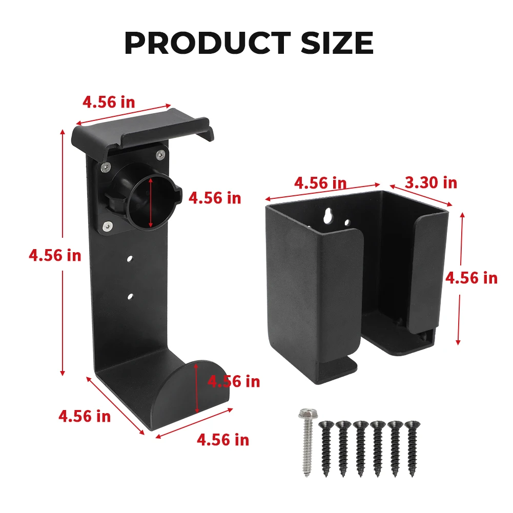 For Sae J1772 Connector EV Charger Holders Wall-Mount Electric Vehicle Car Charging Adapter Cable Holster Charging Box Holder