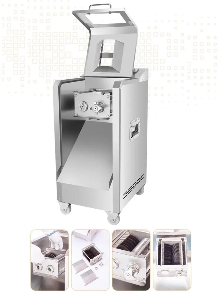 

New Vertical Meat Slicer Kitchen Canteen Multifunctional Meat Vegetable Cutting Machine Meat Chunks Cutting Machine 220V/110V