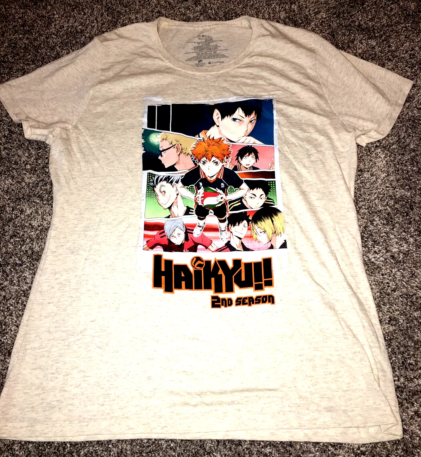 Haikyu 2rd Season Anime Magna Merchandise T-Shirt Mens Size XL