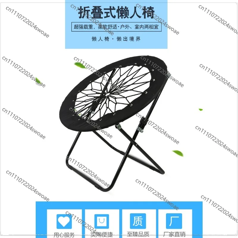 Outdoor Portable Folding Chair Lazy Chair Small Stool Camping Fishing Chair Camping