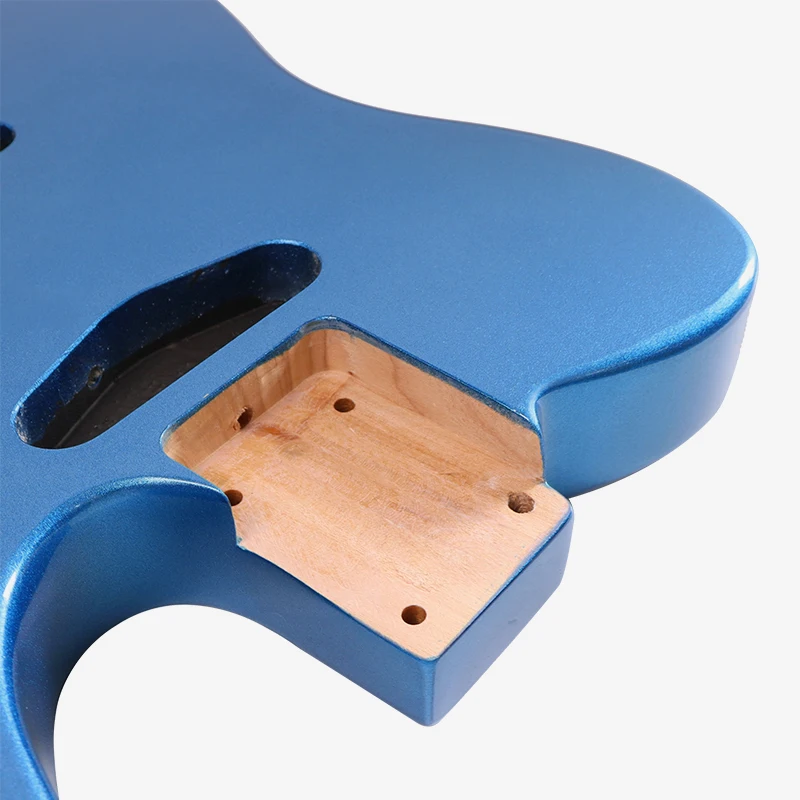 Alder-TL Electric Guitar Body, Metal Blue for Fender Tele, DIY Guitar Parts Replacement Custom