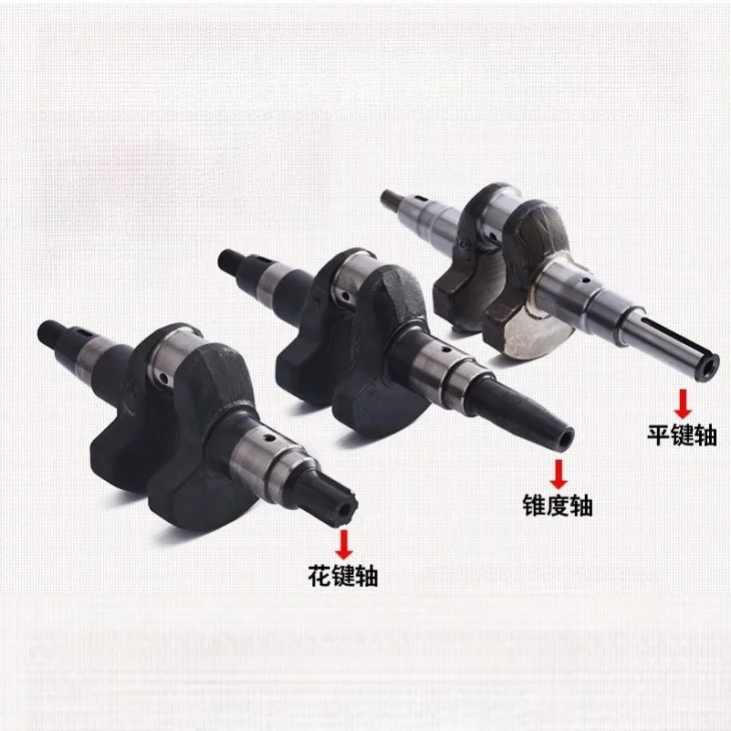 Taper Crankshaft for Air-Cooled Diesel Generator 178 186FA 188F 192F 195F 5 7 8KW Diesel Engine Replacement Parts