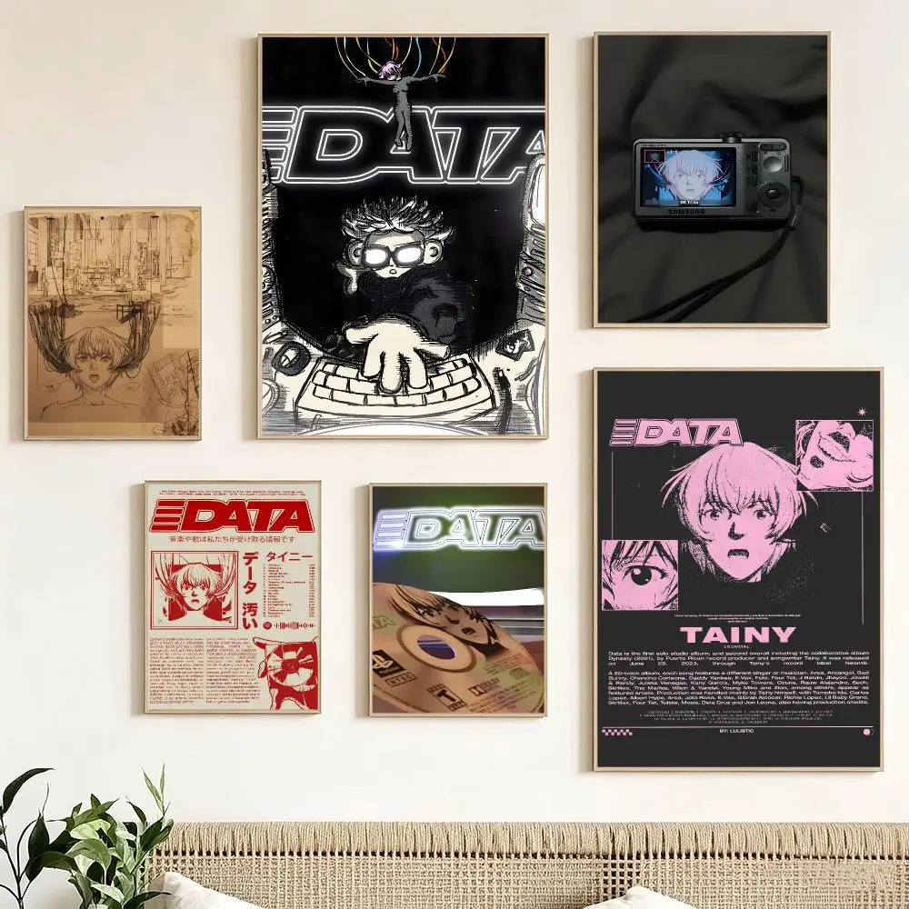 Sci Fi Concept Album Tainy DATA Poster Print Painting Home Decor for Bedroom Living Room Hallway