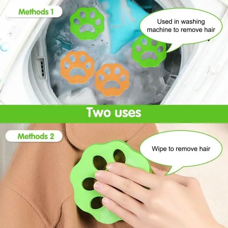 Pet Hair Removes Lint From Clothes Lint Dryer for Dogs and Cats Laundry Accessories Reusable Washing Machine Pet Fur Laundry