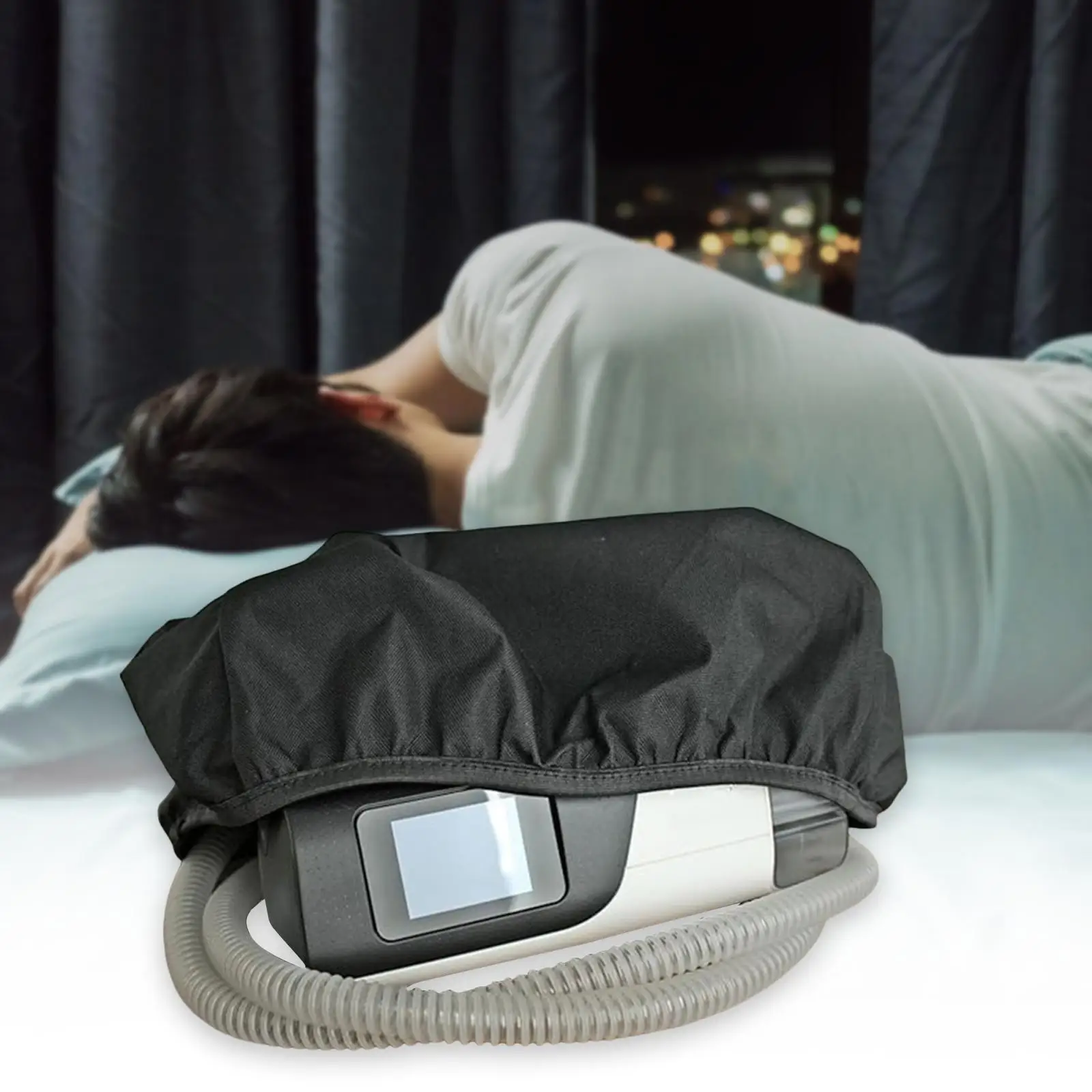 Cpap Dust Cover Protector Polyester Portable Sleek Equipment Comprehensive Protection Protect Your Machines Cpap Hose Cover