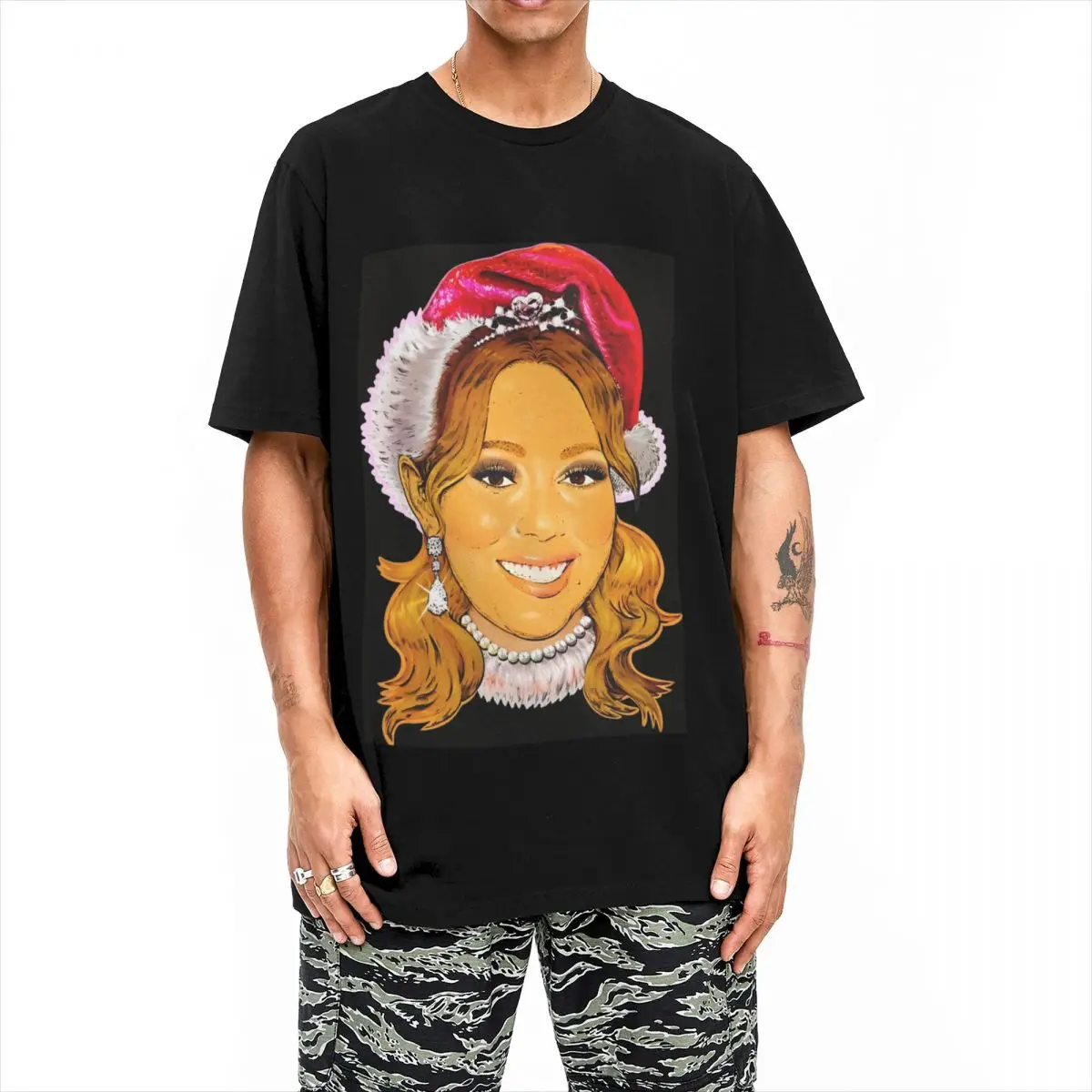 

Mariah Carey T-Shirt Hipster T-Shirts Short Sleeve Vintage Tshirt Summer Cotton Crew Neck 4XL 5XL 6XL Top Tees