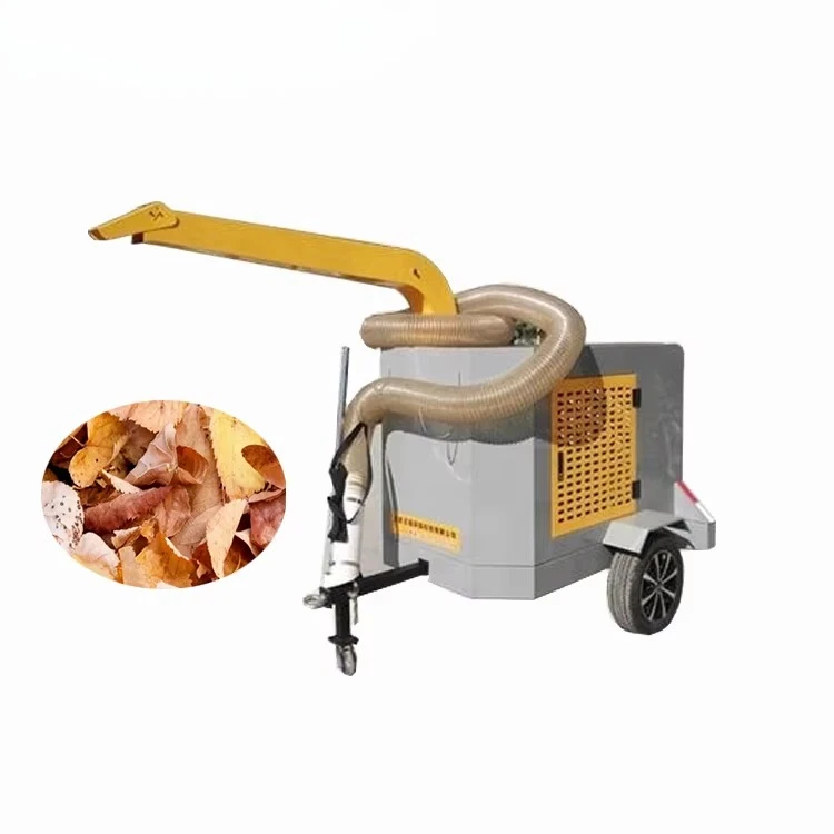 Industrial Street Suction Sweeper Machine Hand-push Sweeping Road  Suction Leaf Cleaning Machine