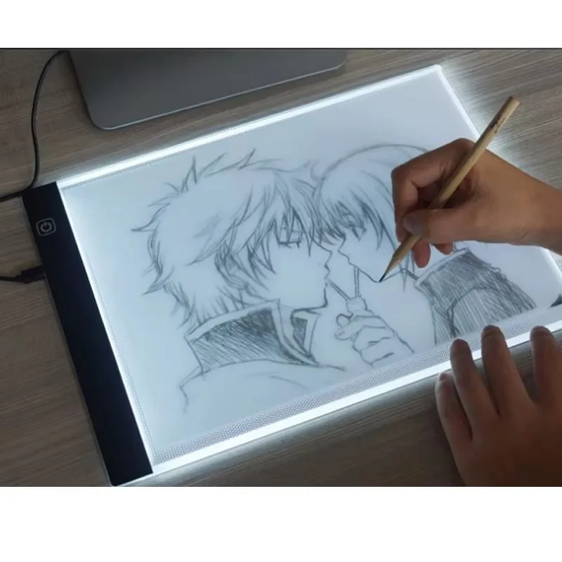 A5/A4 kopieertafel kalligrafie lichtgevend bord LED kopieertafel schilderbord met de hand kopieerde krant anime transparant bord