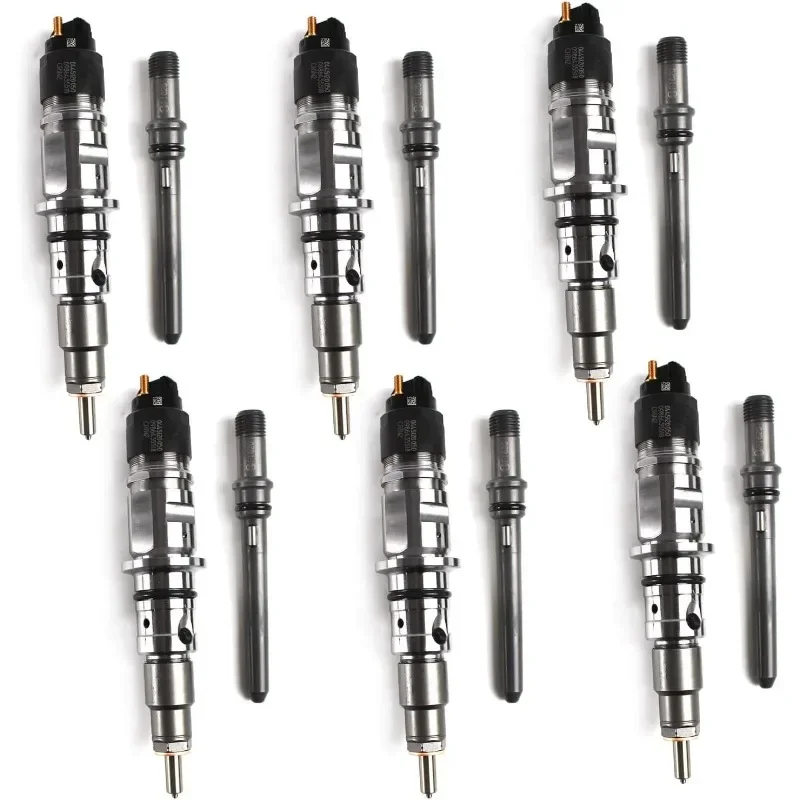 

6Pcs Tube Diesel Fuel Injectors 0445120050 68027067AA 4940095W/ For Dodge Ram 2500&3500 6.7L 2007-2012