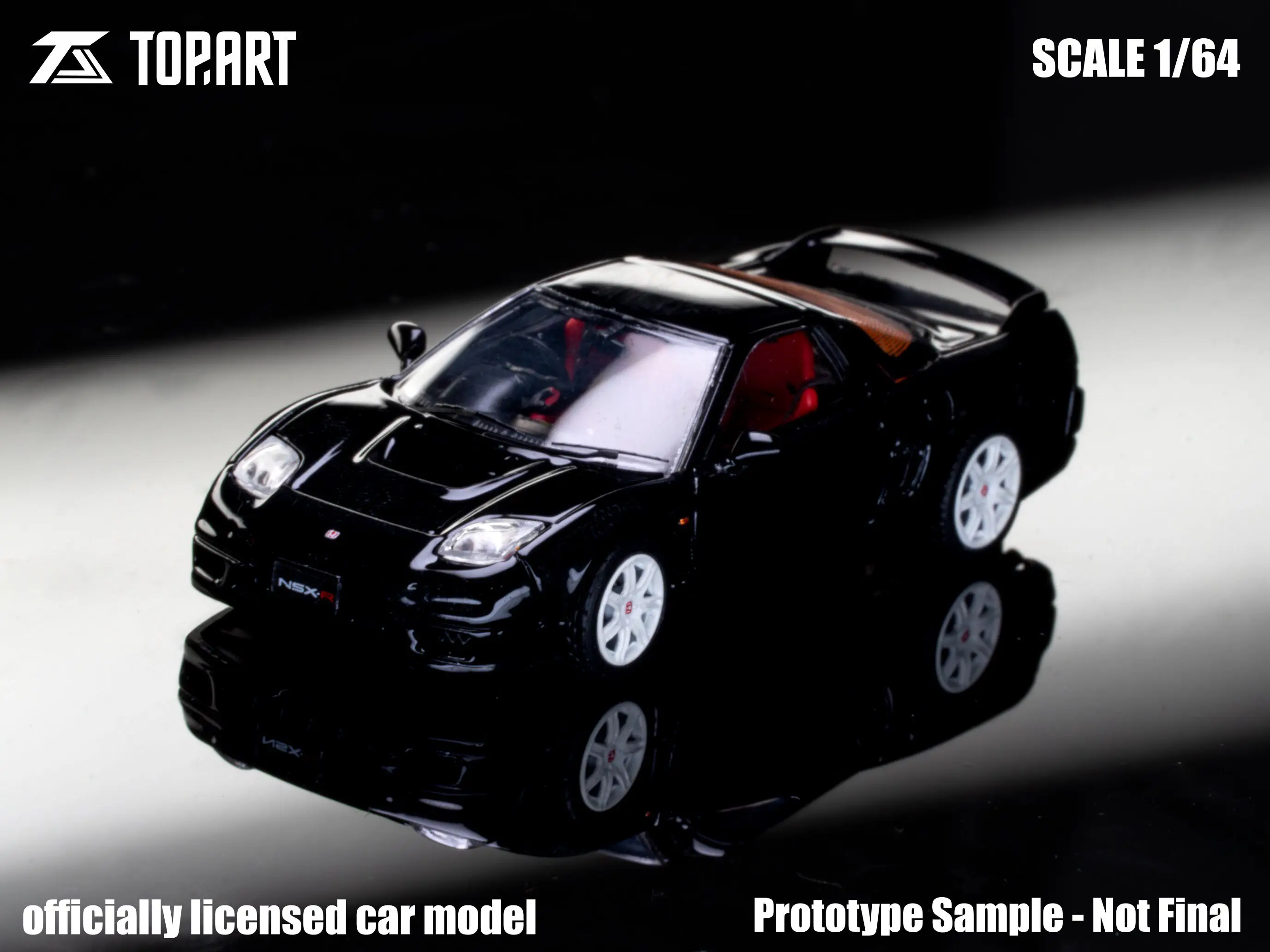 Diecast Topart 1:64 Scale Honda NSX-R NA1 1992 Alloy Car Model