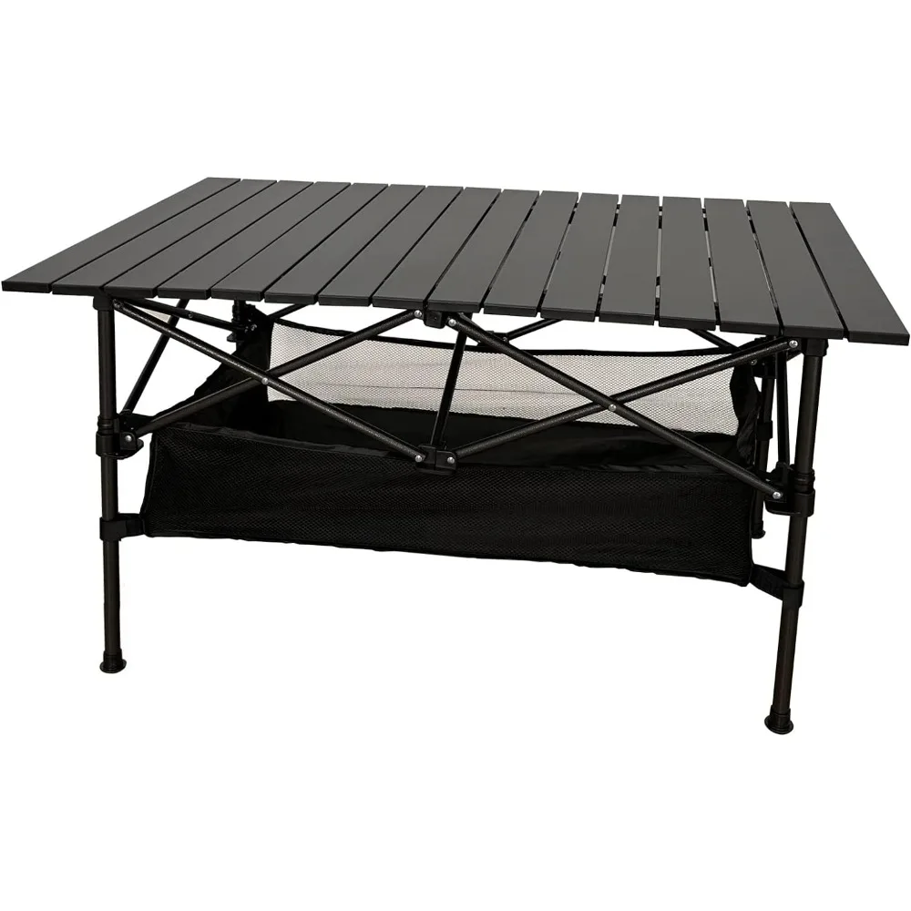 

Folding Camping Table Low Picnic Table with Large Storage and Carrying Bags