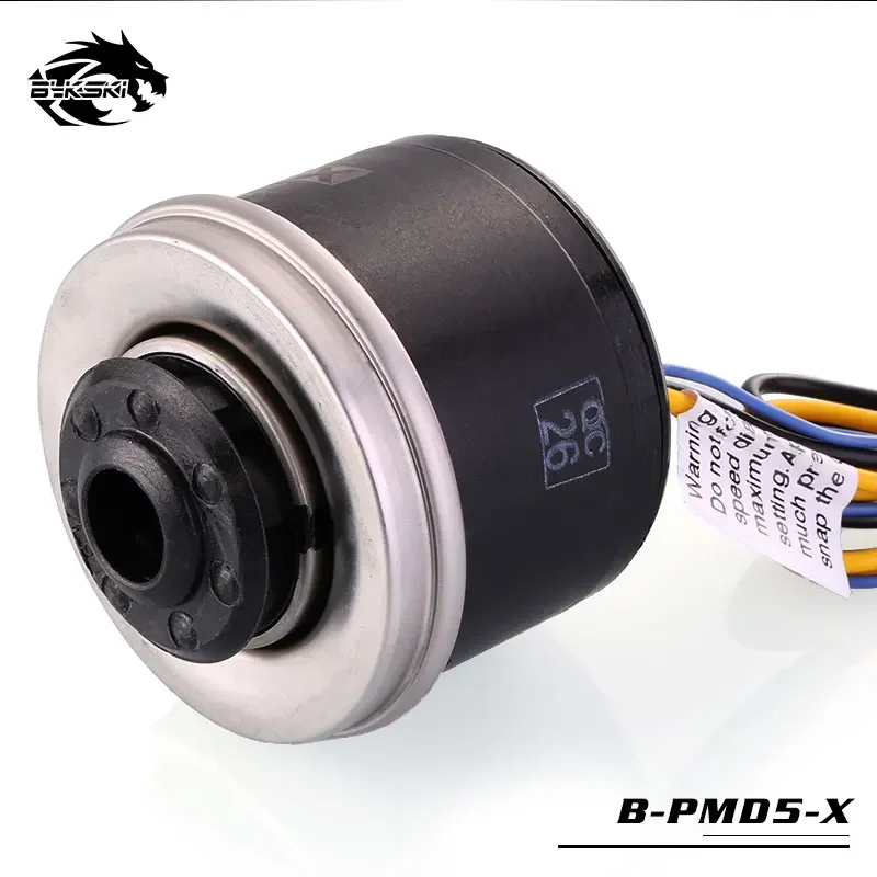 Bykski PWM Automatic Speed 18W Pump / Max 5000RPM / Flow 1100L/H Date Feedback / TDP 23W Manual Speed Regulation 1500L/H