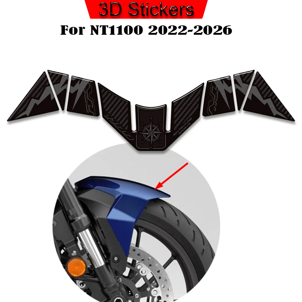 

Motorcycle Decals 2022 - 2026 For NT1100 NT 1100 DCT Sport Tourer Tank Pad Side Grips Gas Fuel Oil Knee Protector Stickers
