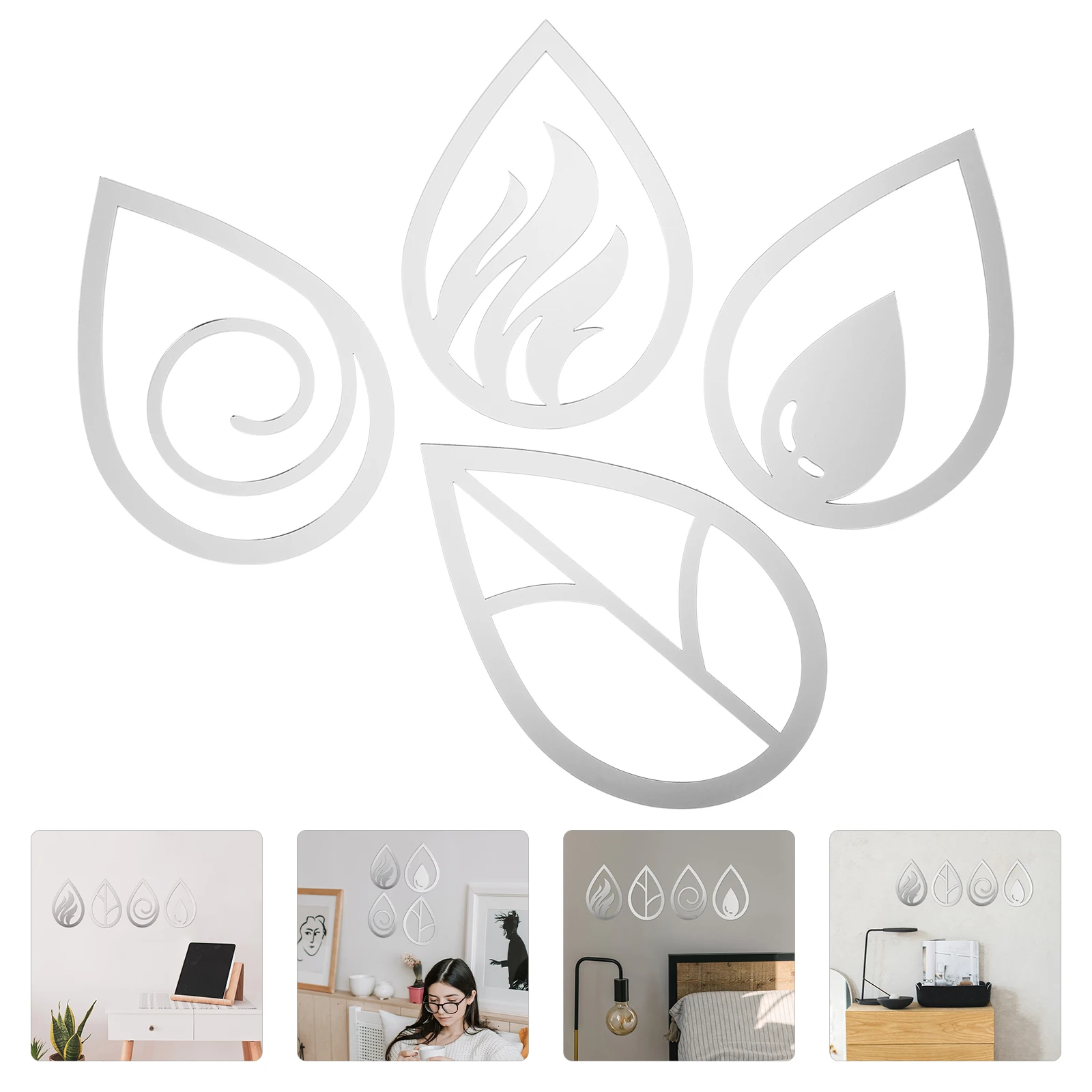 

Decoration Water Drop Decorative Wall Stickers Office Wallpaper Happy Holidays Decals