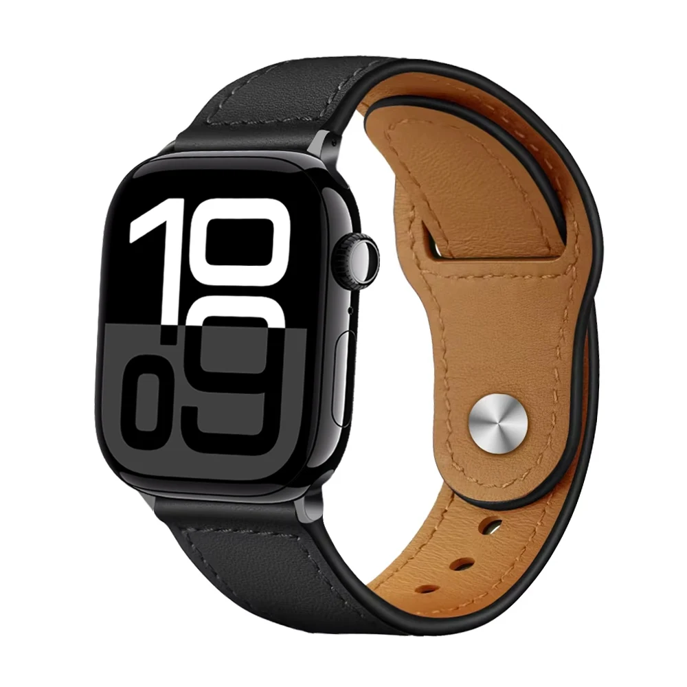 الأشرطة الجلدية لساعة أبل 11 10 الفرقة 46 42 44 45 مللي متر 49 مللي متر 41 مللي متر 40 كوريا سوار iWatch سلسلة 8 9 3 4 5 6 SE 7 Ultra3 2026