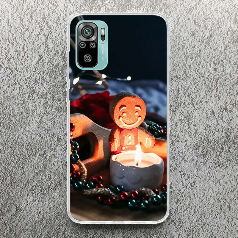 Cute Cookie Man Phone Case For Xiaomi Redmi 9 9A 9C 9T 10 10A 10C 12 12C 8 8A 7 7A 6 6A S2 K20 K40 Pro Soft Silicone Cover