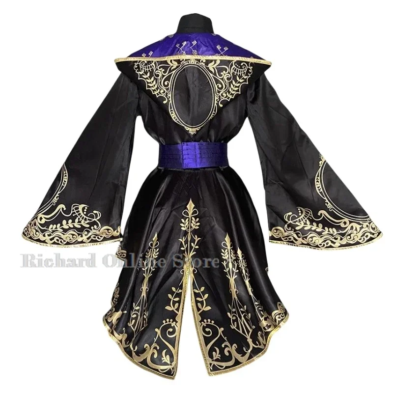 EE01 Azul Ashengrotto Косплей Костюм Одежда Парик Униформа Косплей Ночной Ворон Колледж Octavinelle Это предложение Хэллоуин Part&0Ww