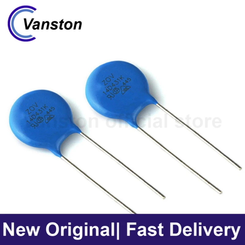 20pcs Eco-friendly lead-free varistor 14D431K 430V 14D-431K lightning protection high temperature resistant varistor