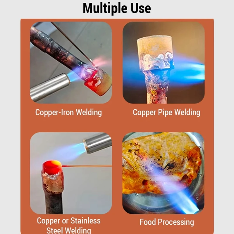 Panas! Kepala obor propana, pemicu intensitas tinggi memulai obor Gas untuk penyolderan, mengelasan, dan serbaguna