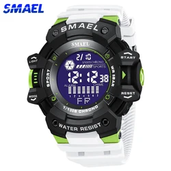 SMAEL Digital Watch for Men Stopwatch Electronic LED Men's Wristwatch Student Countdown Stopwatch Outdoor Sports Clock Male 8050