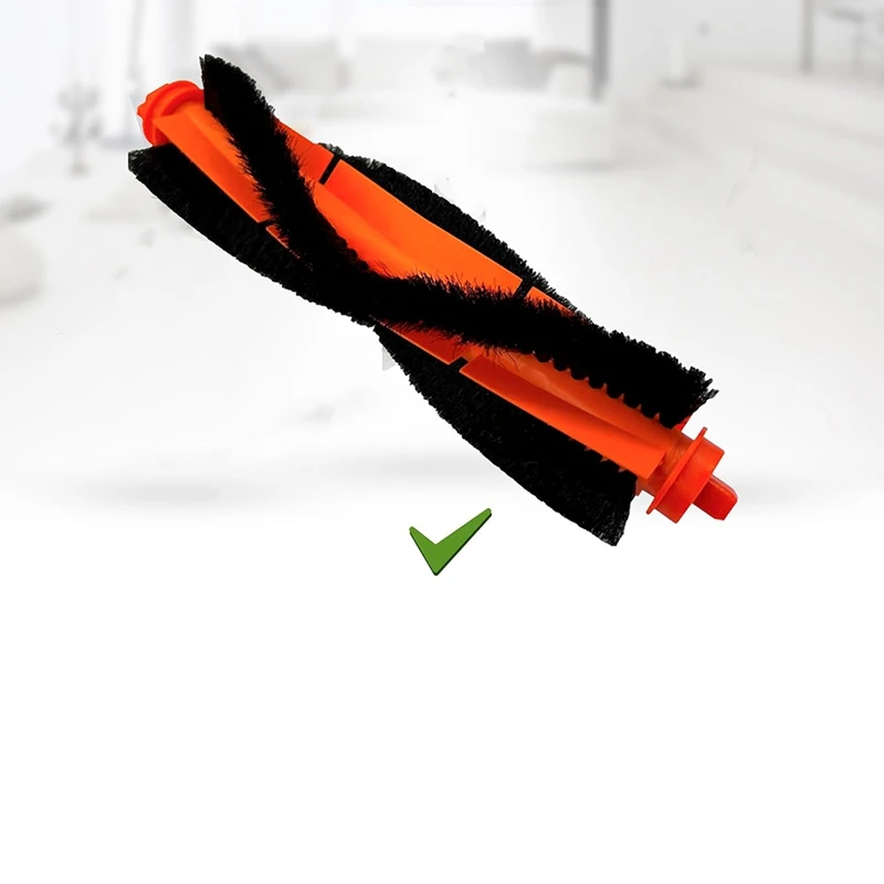 Sikat utama 2 pak, untuk alat pel vakum seri Xiaomi Mi Robot, pel 2/P/Pro/vakum S12 / S10EU